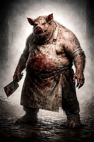 butcher piggie'