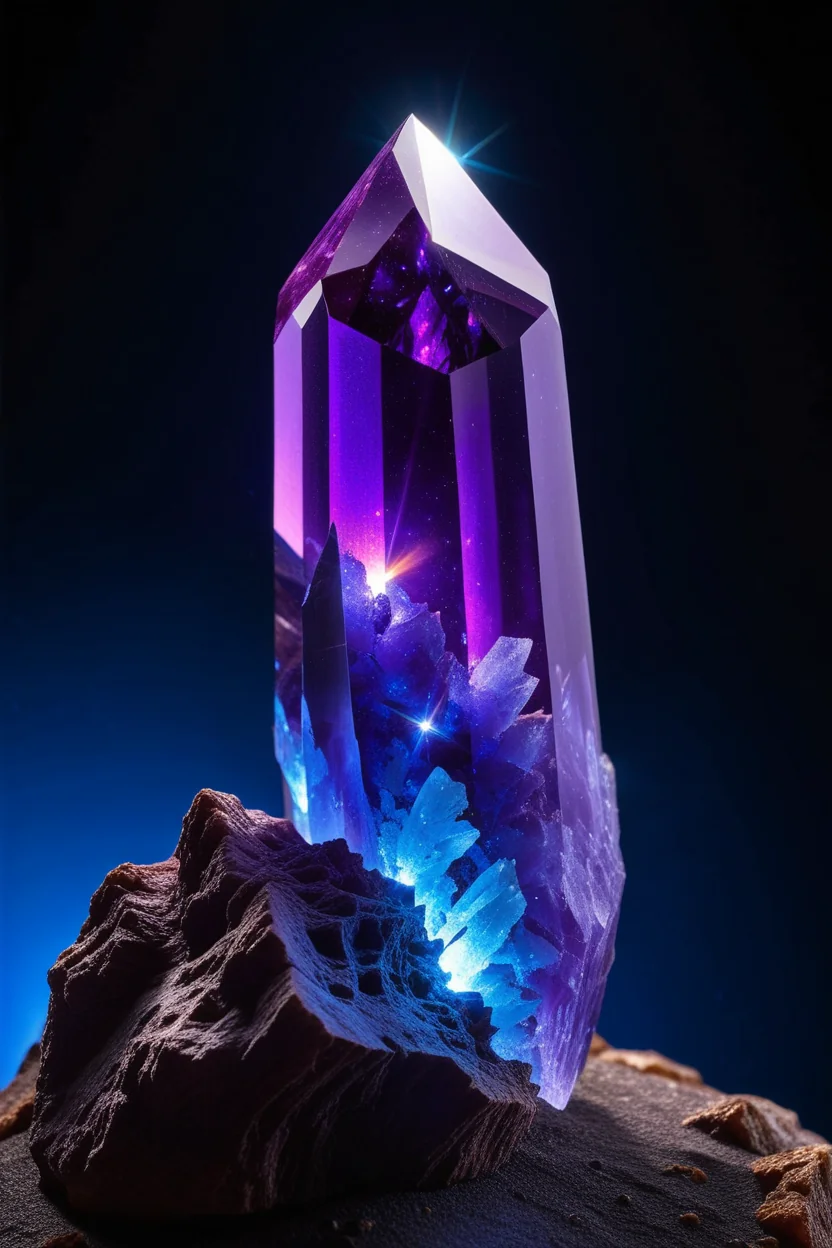 Material Study: Capturing a "Galaxy" inside a raw crystal shard. [Full Workflow Included] picture 1 of 1