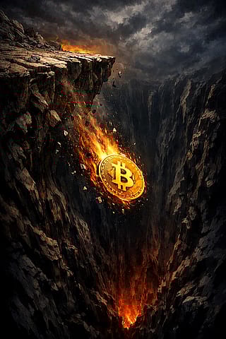 Bitcoin falling into the abyss'