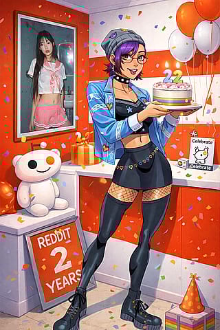 Second Reddit Cake Day'