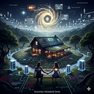 This monitor background made by Gemini is everything i didn't know i wanted.（Generated with AI）'