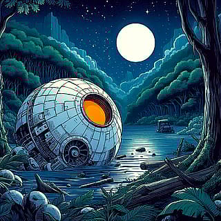 Abandoned Spaceship'