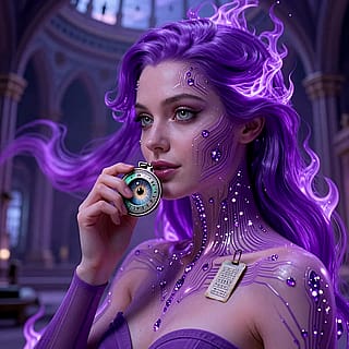 City of neon, she of circuitry'