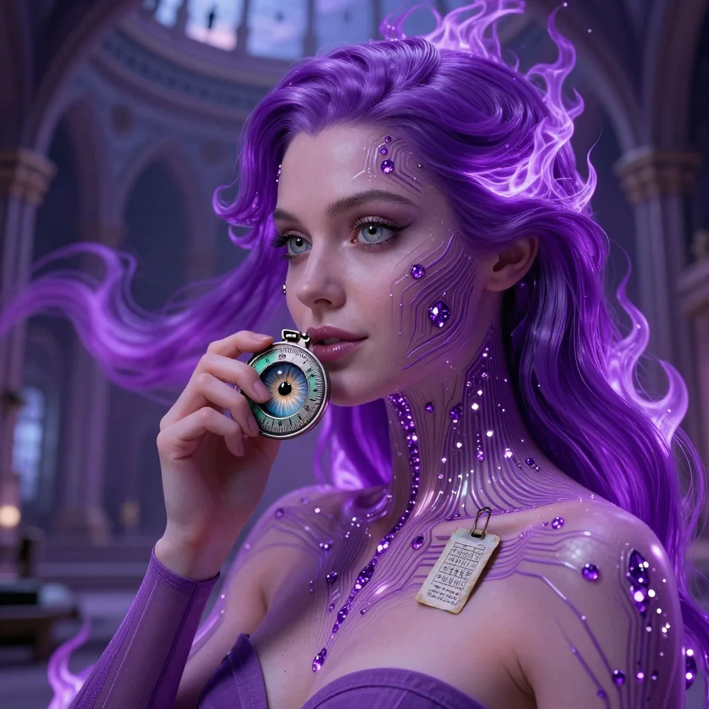 City of neon, she of circuitry picture 1 of 1