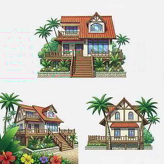 My OC Skye's house in Alola'