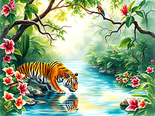 Jungle river'