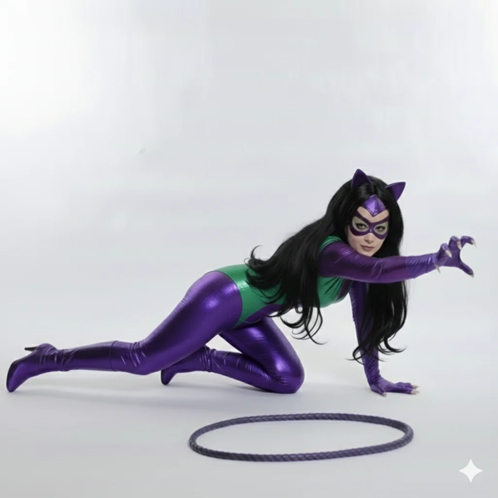 Catwoman on a roof picture 1 of 5