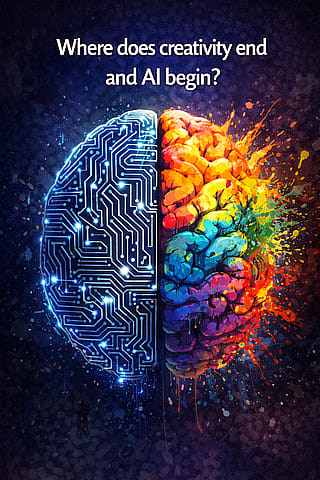 Where does creativity end and AI begin?'
