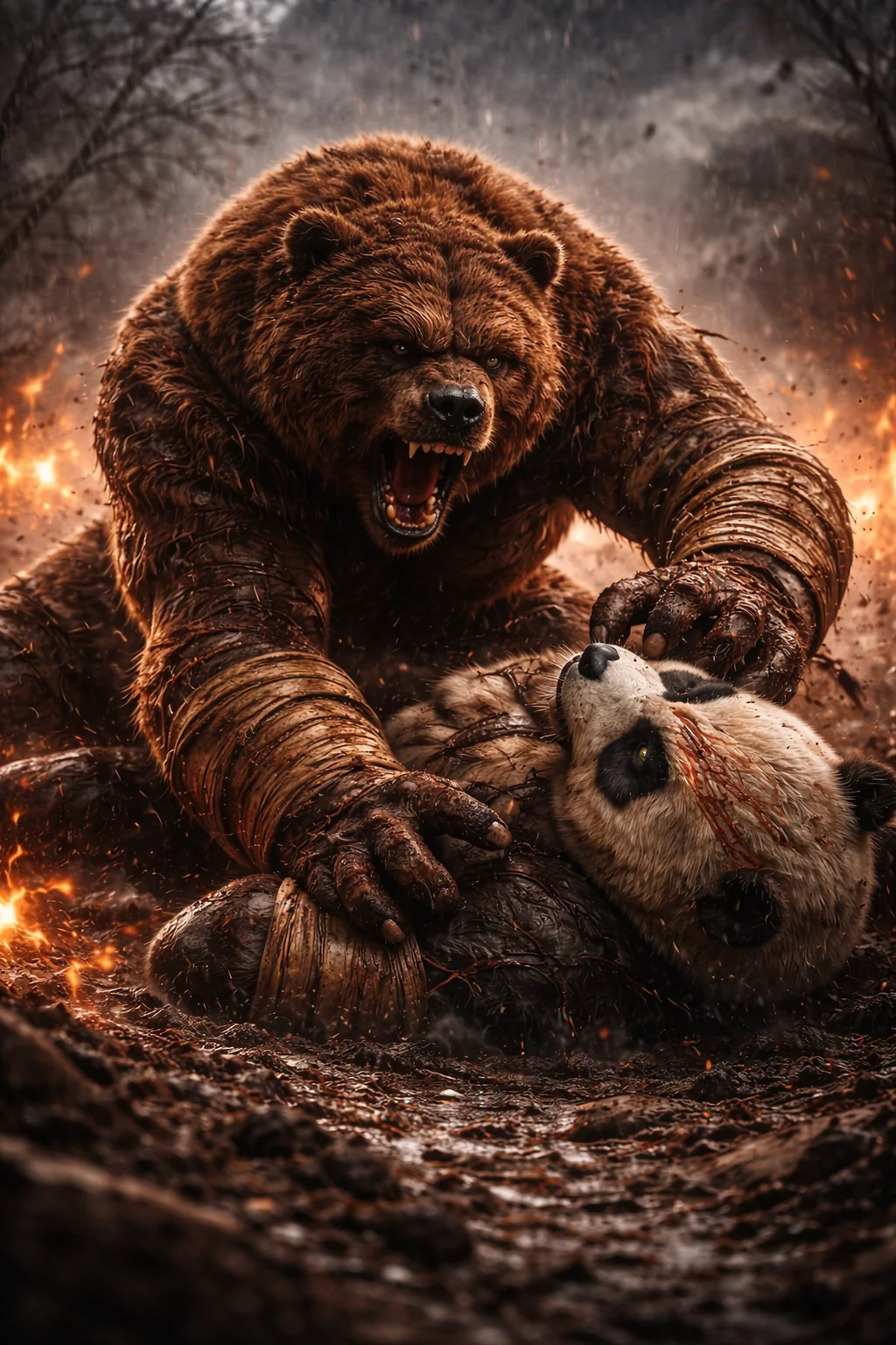 🐼 PANDA vs BEAR 🐻 who wins? picture 4 of 6