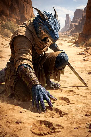 Tracking Through the Desert'