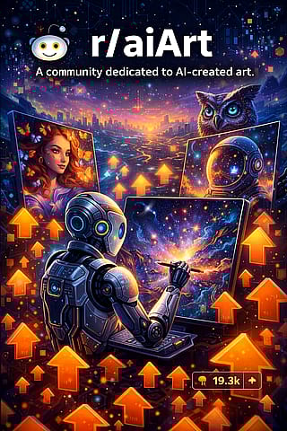 AI creating art about creating art 🖼️'