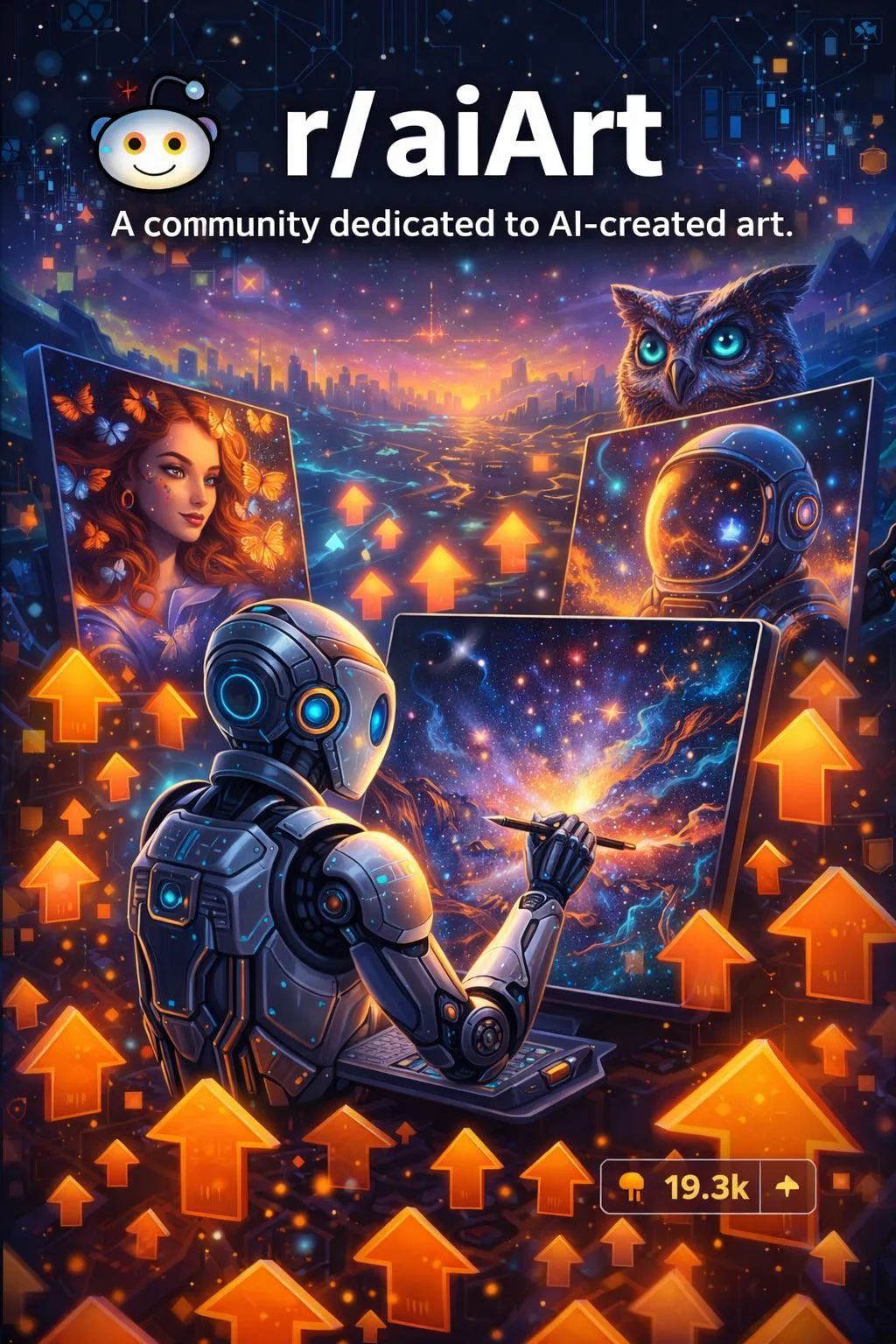 AI creating art about creating art 🖼️ picture 1 of 1