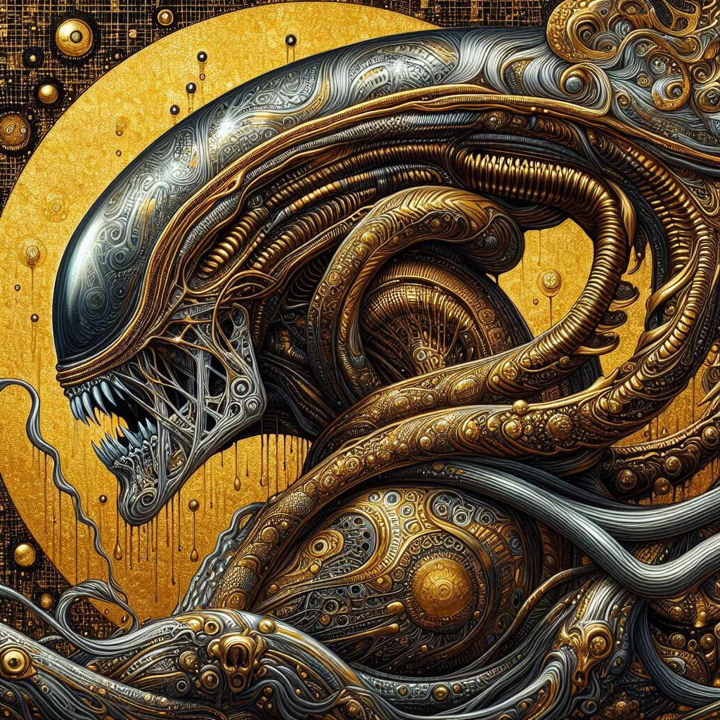 Gustav Klimt & Alien picture 1 of 1