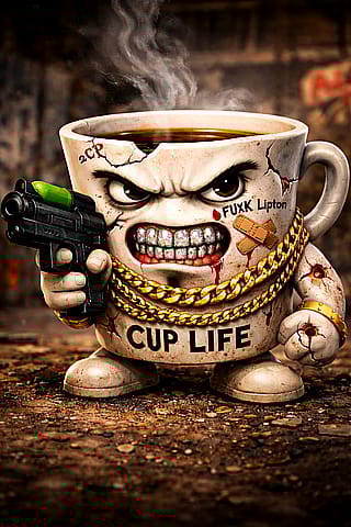 Tucup Shakur - "Porcelain and Pain, the tragic story of a Teacup gone bad!" (Audio)'