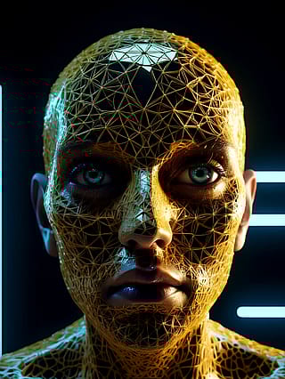 Honeycomb crown blue whisper'