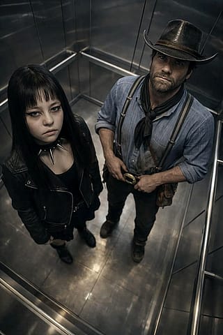 Me + my favorite game character'