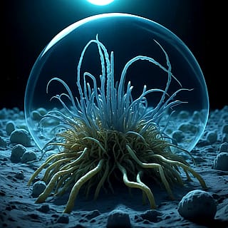 Lanterns of the abyssal hush'