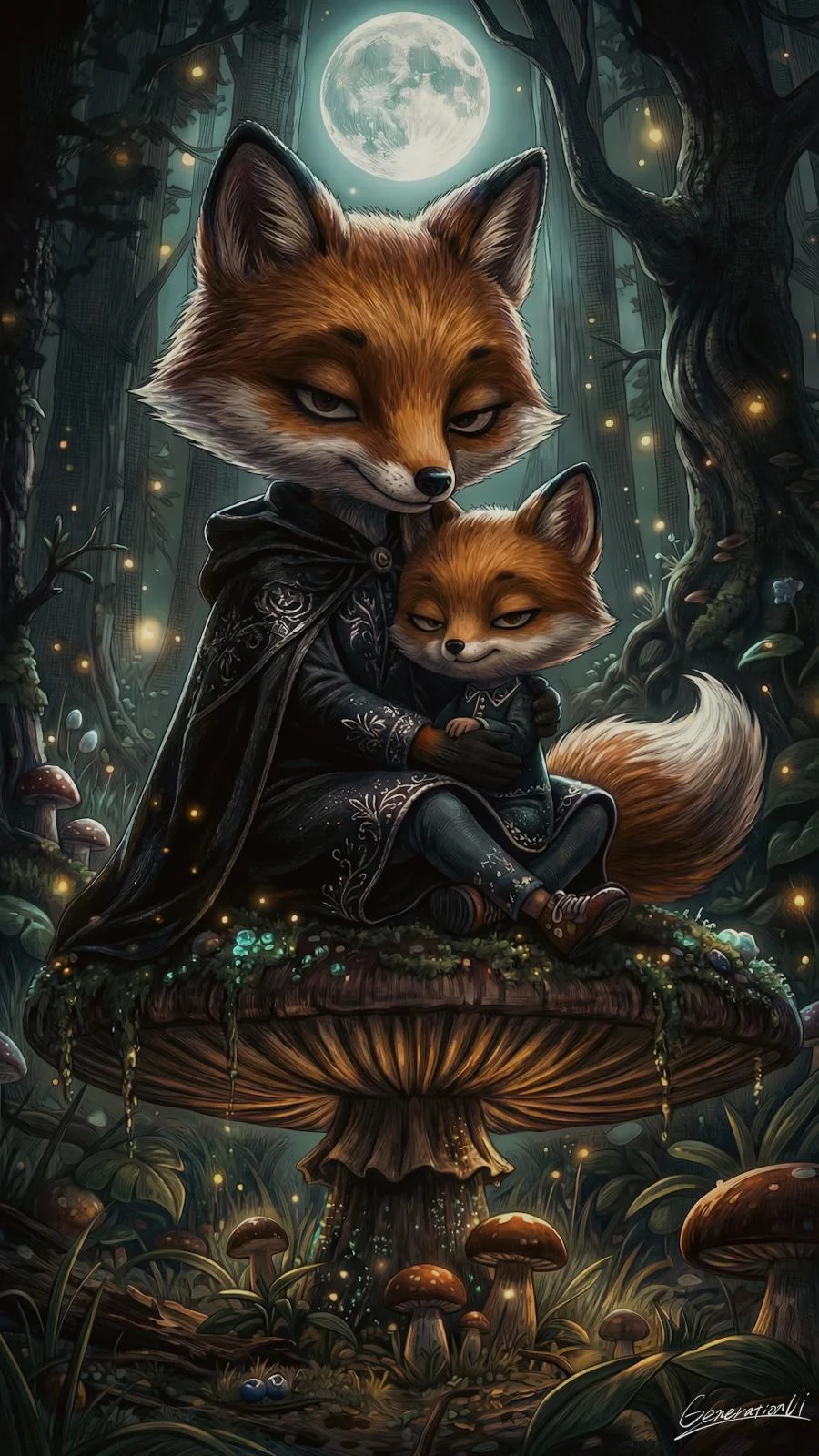 The Forest King and the Little Prince / Phone Wallpaper Archives picture 1 of 1