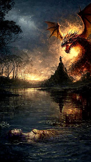 Drowned in Ember Light'