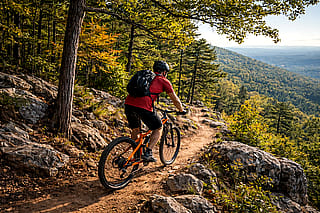 Mountain biking in Arkansas'