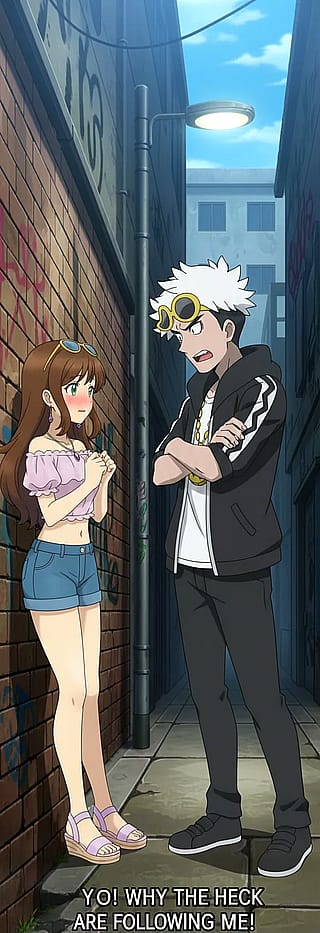 Guzma Confronts Skye For Following Him'