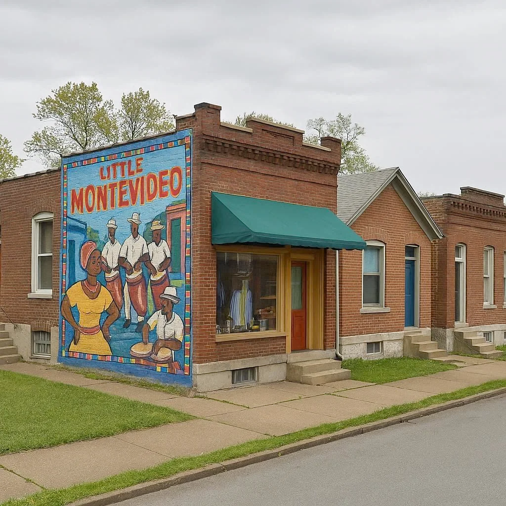 Alternate universe where St. Louis becomes the leading melting pot of North America. Yes, Nelly shows up. Can you find him? picture 3 of 6