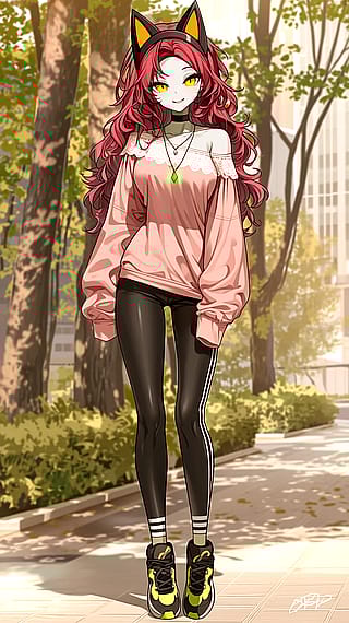 My main OC, Lisa Lopez.'