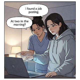 prompted a short webcomic prologue — would you read more?'