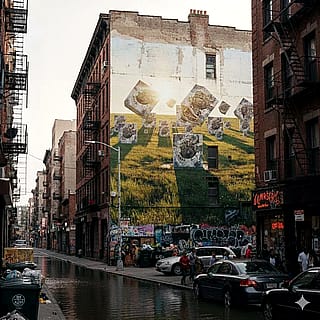 I used Gemini to 'collapse' a 1980s house prompt into a 1950s surrealist painting.'