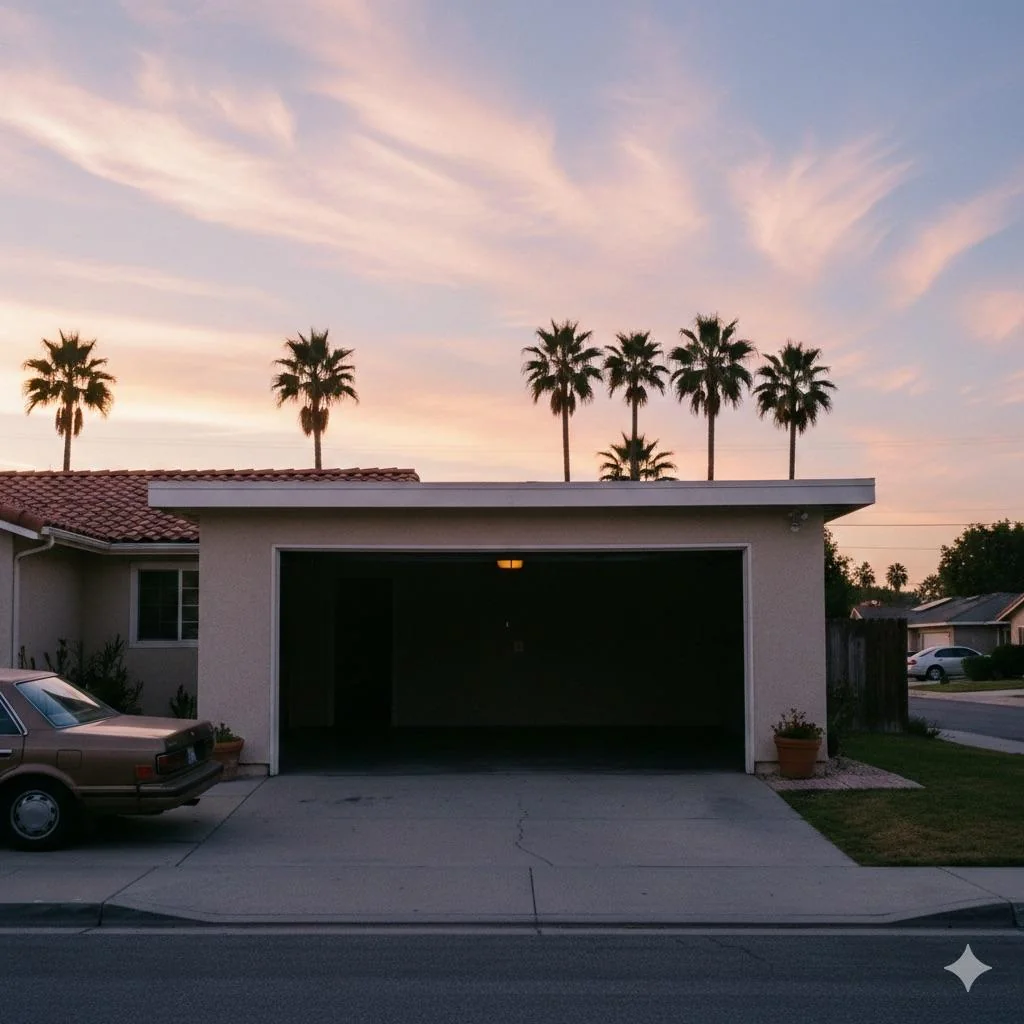 I used Gemini to 'collapse' a 1980s house prompt into a 1950s surrealist painting. picture 6 of 10