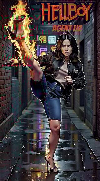 Agent Liz Sherman,alternate version'