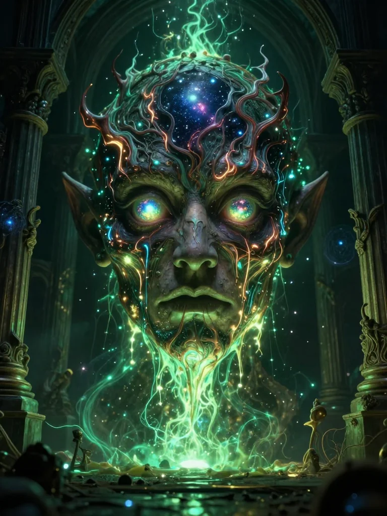 Pale green portal to midnight picture 1 of 1