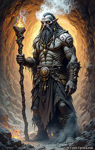 Goliath Warlock Emerges From Shadows'