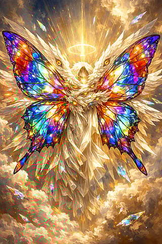 Biblically accurate angel x butterfly'