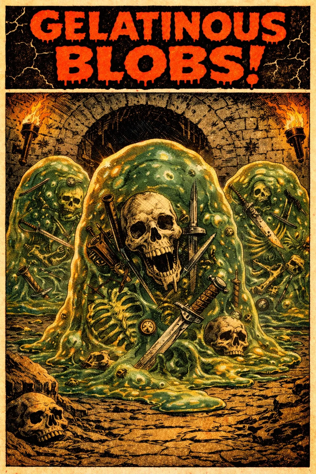 Dungeon Fantasy Art in the style of Dungeons and Dragons picture 2 of 7