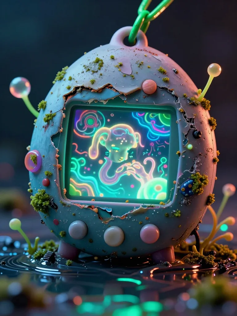 Neon cat, pink unicorn, chocolate dream picture 1 of 1