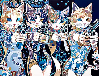 you've messed with the wrong kitties'