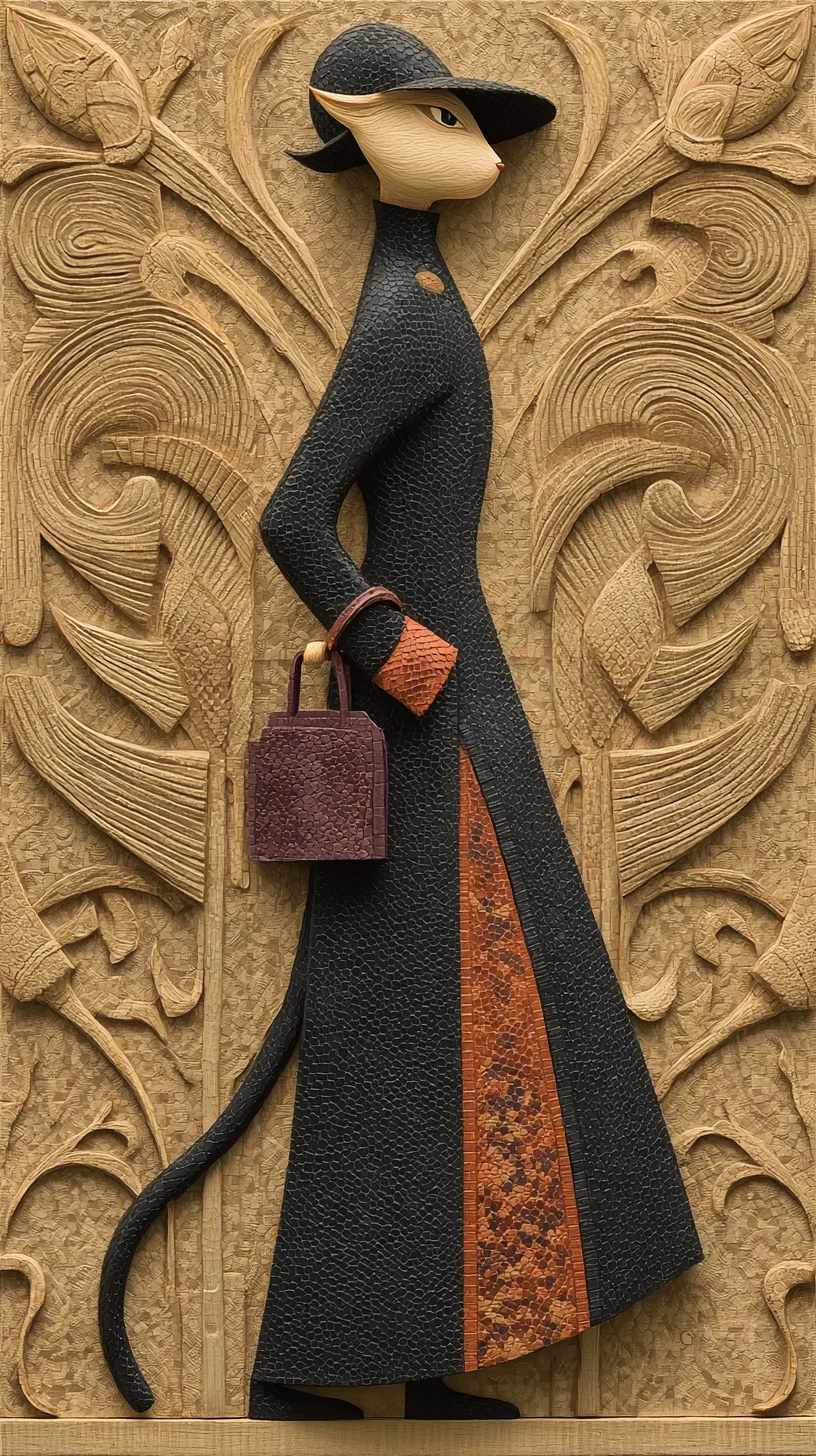 High Fashion Deco Cats picture 4 of 8