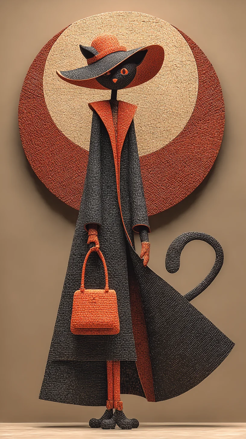 High Fashion Deco Cats picture 6 of 8