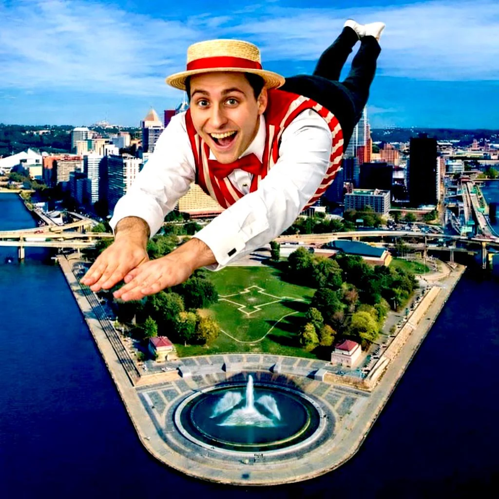 The Flying Barbershop Quartet Man over Pittsburgh picture 1 of 1