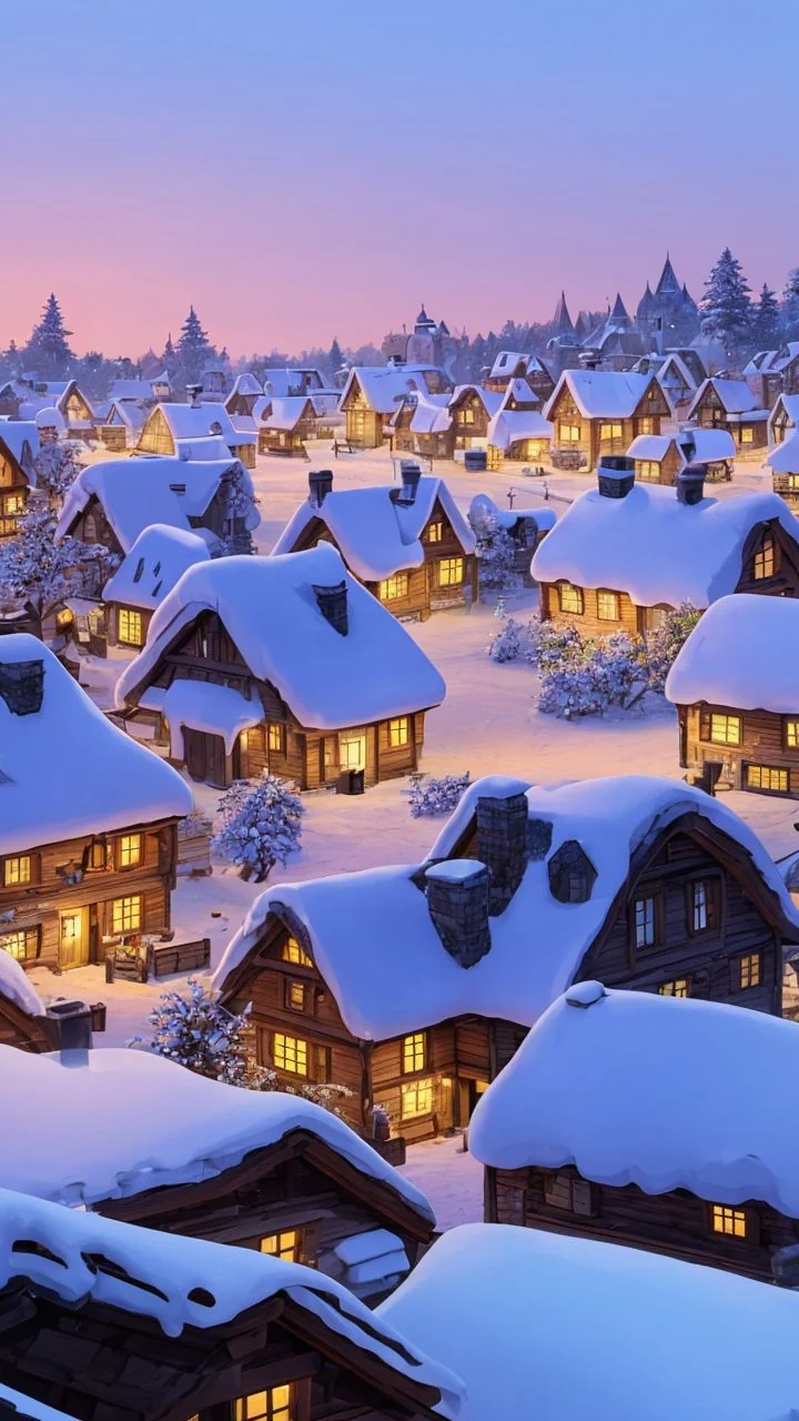 Cozy winter village ❄️ picture 1 of 1