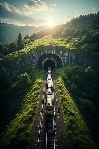 Out into the sunlight'