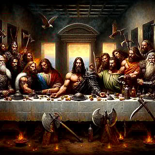 The Last Supper by Frank Frazetta'