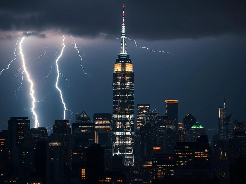 Freedom Tower in Storm picture 1 of 2
