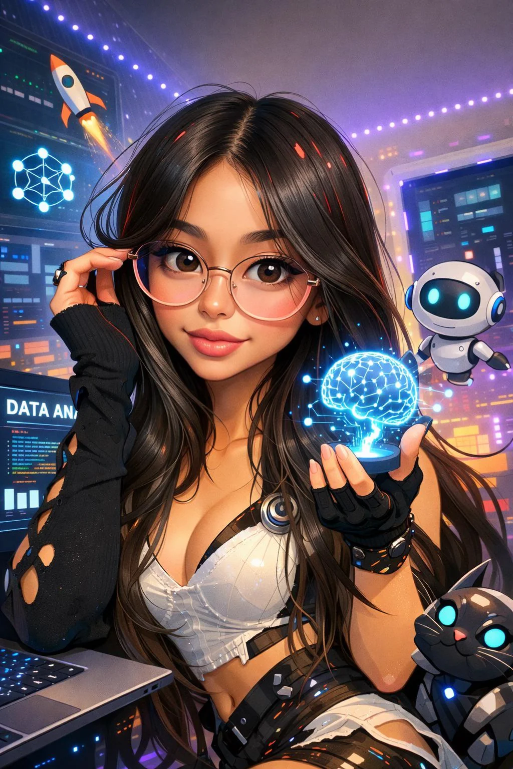 I love my caricature but why is my right hand’s fingers so different, and how do I fix it? picture 1 of 1