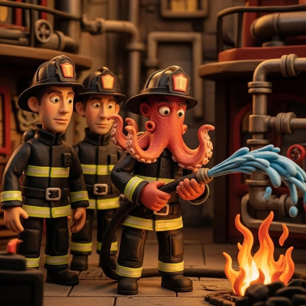 Lazy day. Old images into clay. picture 1 of 5