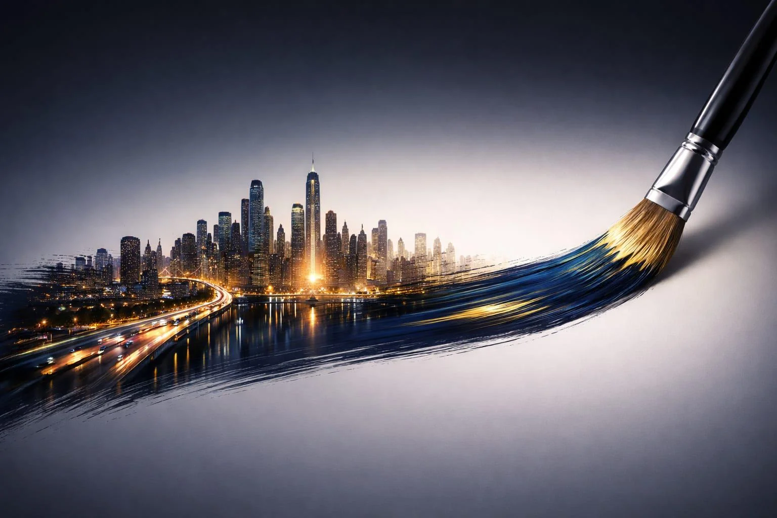 Skyline Brushstroke picture 1 of 1