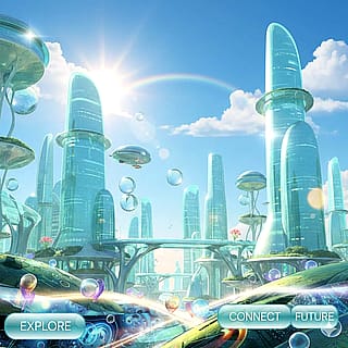 THE FUTURE WE WERE PROMISED: Late 2000s Early 2010s computer art had me think this is what the 2030s would look like.'