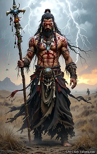 Blood Rune War Shaman Awaits'