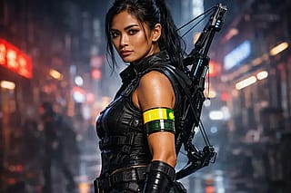 Cyber woman warrior- Created on ImaginArt #Chatgpt 1.5'